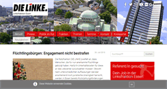 Desktop Screenshot of linksfraktion-essen.de