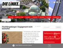 Tablet Screenshot of linksfraktion-essen.de